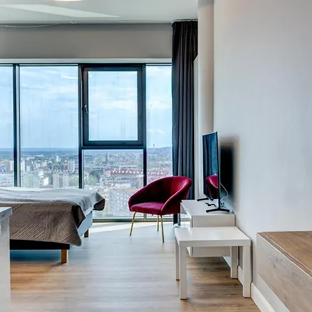 Hanza Tower Swimming Pool & 18 Floor Great View