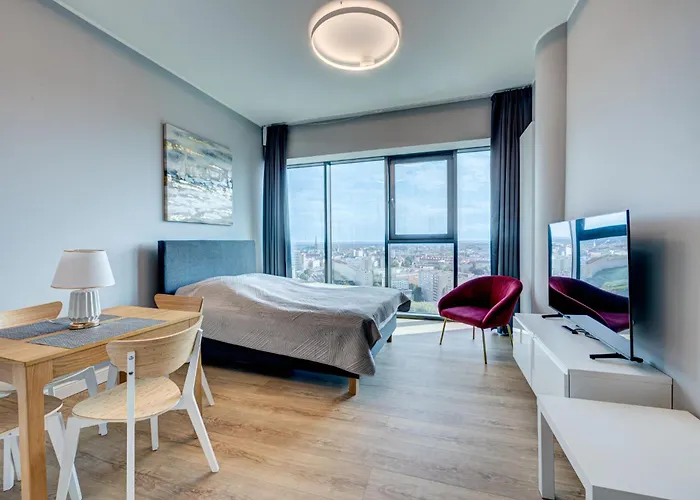 Lejlighed Hanza Tower Swimming Pool & 18 Floor Great View *