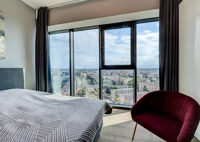 Hanza Tower Swimming Pool & 18 Floor Great View Štetín